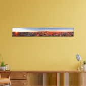 Mt Whitney Sunset Panorama - John Muir Trail Leinwanddruck (Insitu (Wohnzimmer))