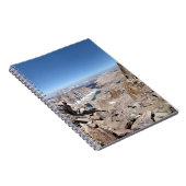 Mt Whitney Trail Wappen Panorama - Sierra Notizblock (Rechte Seite)