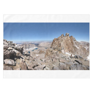 Mt Whitney Trail Wappen Panorama - Sierra Tischdecke