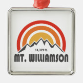 Mt. Williamson California Ornament Aus Metall (Vorne)