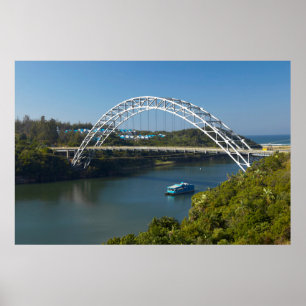 Mtamvuna-Brücke, Kwazulu-Natal Poster