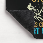MTB - Abstürzen gehört zum Radfahren Mousepad (Ecke)