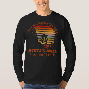 Mtb Bicycles Vintag 1949 Geburtstagsradgebirge T-Shirt
