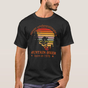 Mtb Bicycles Vintag 1976 Geburtstagsradgebirge T-Shirt