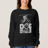 Mtb Dog Biker Biking - Mountain Bike Premium Sweatshirt (Vorderseite)