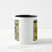 MTB-Downhill-Fahrradfahrer - Mountainbiking Tasse (Zentrum)
