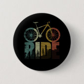 MTB-Downhill-Mountainbike-Fahrer Button (Vorderseite)