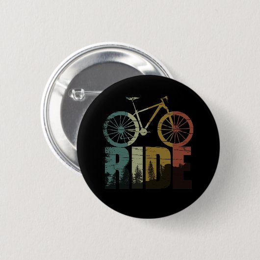 MTB-Downhill-Mountainbike-Fahrer Button (Vorne & Hinten)