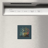 MTB-Downhill-Mountainbike-Fahrer Magnet (In Situ (Geschirrspüler))