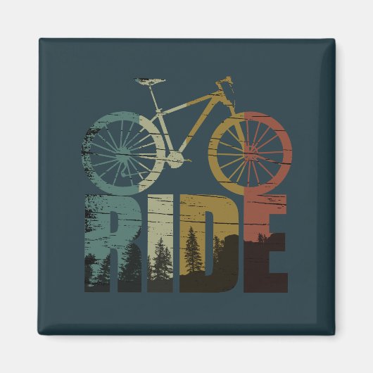 MTB-Downhill-Mountainbike-Fahrer Magnet (Vorne)
