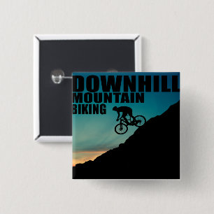 MTB Downhill Mountainbiken Button