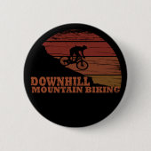 MTB Downhill Mountainbiken Button (Vorderseite)