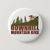 MTB Downhill Mountainbiken Button (Vorderseite)