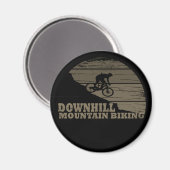 MTB Downhill Mountainbiken Magnet (Vorderseite/Rückseite)