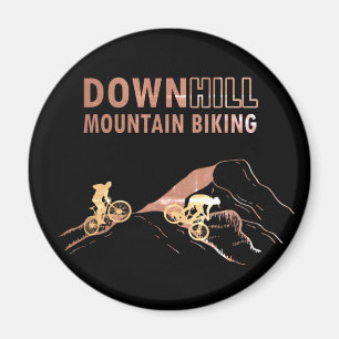 MTB Downhill Mountainbiken Magnet