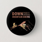 MTB Downhill-Mountainbiking Button (Vorderseite)