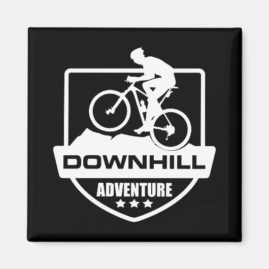 MTB Downhill-Mountainbiking Magnet (Vorne)