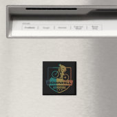 MTB Downhill-Mountainbiking Magnet (In Situ (Geschirrspüler))