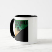 MTB Downhill-Mountainbiking Tasse (Vorderseite Links)