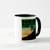 MTB Downhill-Mountainbiking Tasse (VorderseiteRechts)