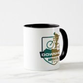 MTB Downhill-Mountainbiking Tasse (VorderseiteRechts)