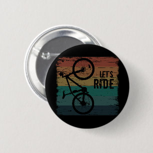 MTB Downhill - Vintage Mountainbiken Button