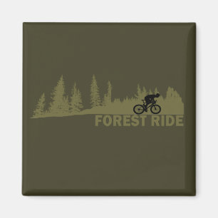 MTB-Downhill-Wald-Fahrt Mountainbiking Magnet