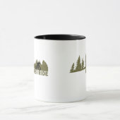 MTB-Downhill-Wald-Fahrt Mountainbiking Tasse (Zentrum)