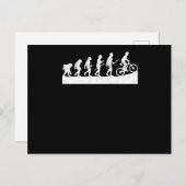 MTB Evolution Reiten Mountainbike Radsport Postkarte (Vorne/Hinten)