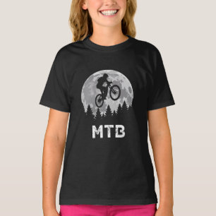 MTB-Fahrradfahrer Retro Mountainbike T-Shirt