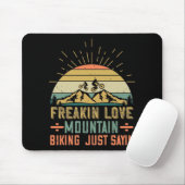 MTB - Freakin Liebe Mountainbiken Mousepad (Mit Mouse)