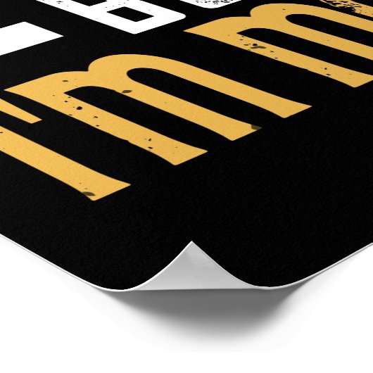 MTB - Ich mag aussehen, als höre ich zu Poster (Ecke)