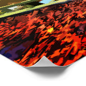 MTB Kies in Holzpastellplakaten Poster (Ecke)