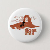 Mtb Moab - Utah Mountainbiken Button (Vorderseite)