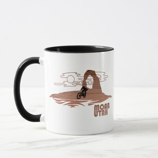 Mtb Moab - Utah Mountainbiken Tasse (Links)