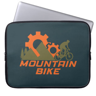 MTB Modernes Downhill-Mountainbike Laptopschutzhülle