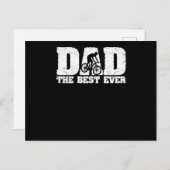 MTB Mountain Bike Bikers Vatertag Vater Postkarte (Vorne/Hinten)