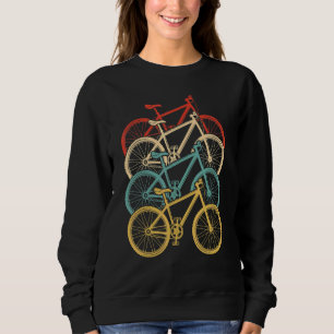Mtb Mountain Bike Dh Biker Dirt Sprung Fahrrad hin Sweatshirt