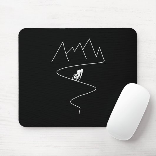 MTB Mountain Bike Radfahrer Radfahrer G Mousepad (Mit Mouse)