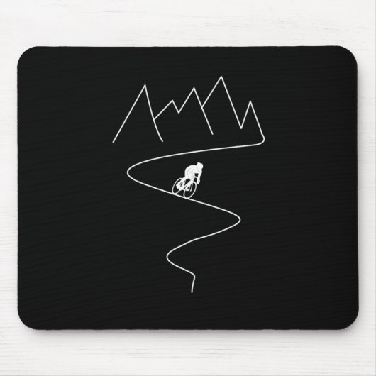 MTB Mountain Bike Radfahrer Radfahrer G Mousepad (Vorne)