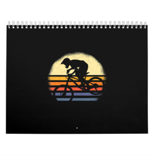 MTB Mountainbike Fahrradfahrer Downhill Vintage Kalender