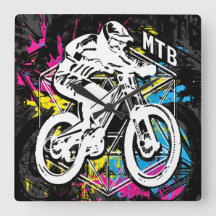 MTB Mountainbike - Mountainbike MTB Wall Clock