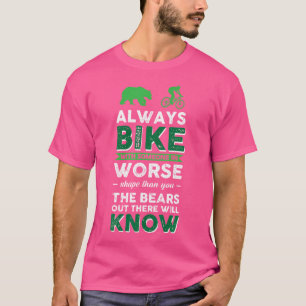 Mtb Mountainbike Radfahren Bmx Bär T-Shirt