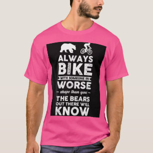 Mtb Mountainbike Radfahren Bmx Bär T-Shirt