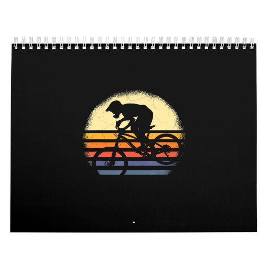 MTB Mountainbike Radfahrer Vintag Kalender (Titelbild)