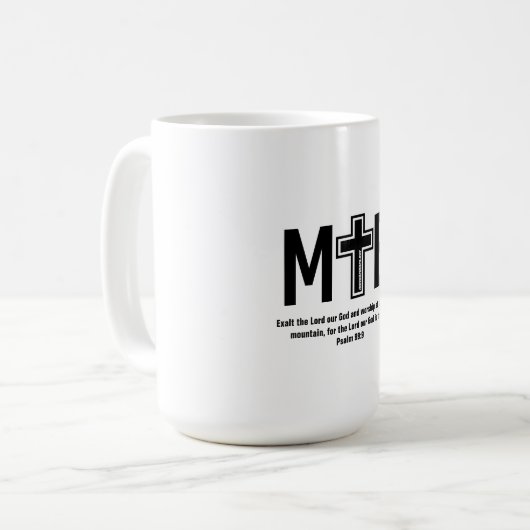 MTB Mountainbike-Tasse Kaffeetasse (Vorderseite Links)