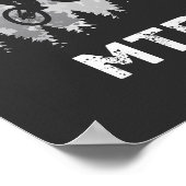 MTB Mountainbike Vintag Poster (Ecke)