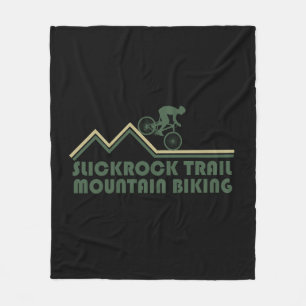 Mtb Mountainbiken - Slickrock Trails Utah Fleecedecke
