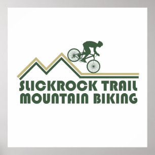 Mtb Mountainbiken - Slickrock Trails Utah Poster