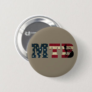 Mtb Patriotische Vintage-Amerikanische-Flagge-Moun Button